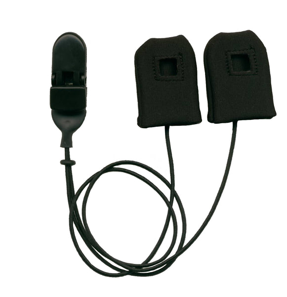 Black Ear Gear with Cord for Binaural BAHA (two ears) (Item Code: 57924)